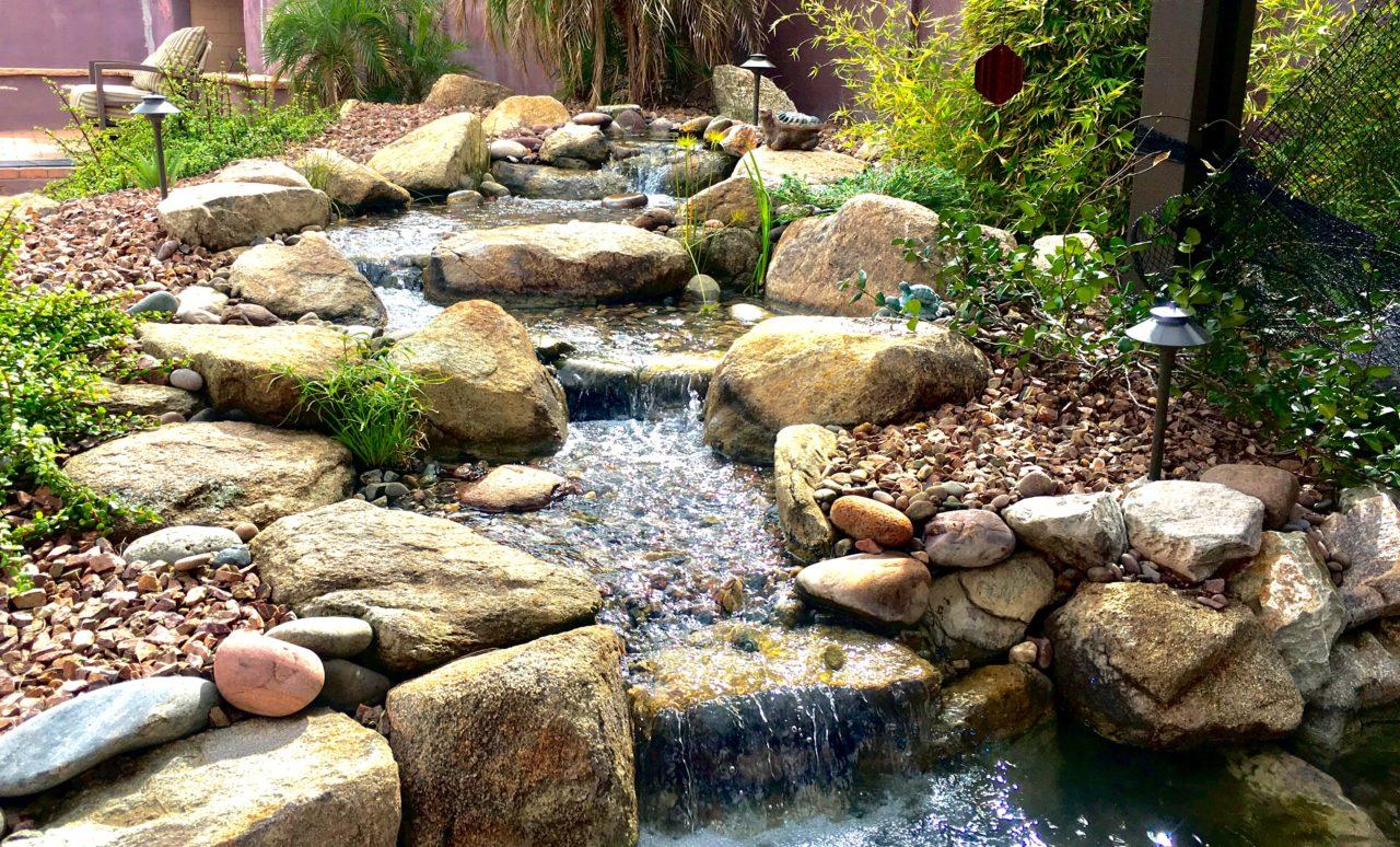 Backyard Pondless Waterfall