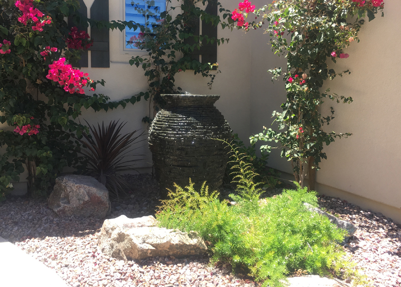 Front Yard Water Feature