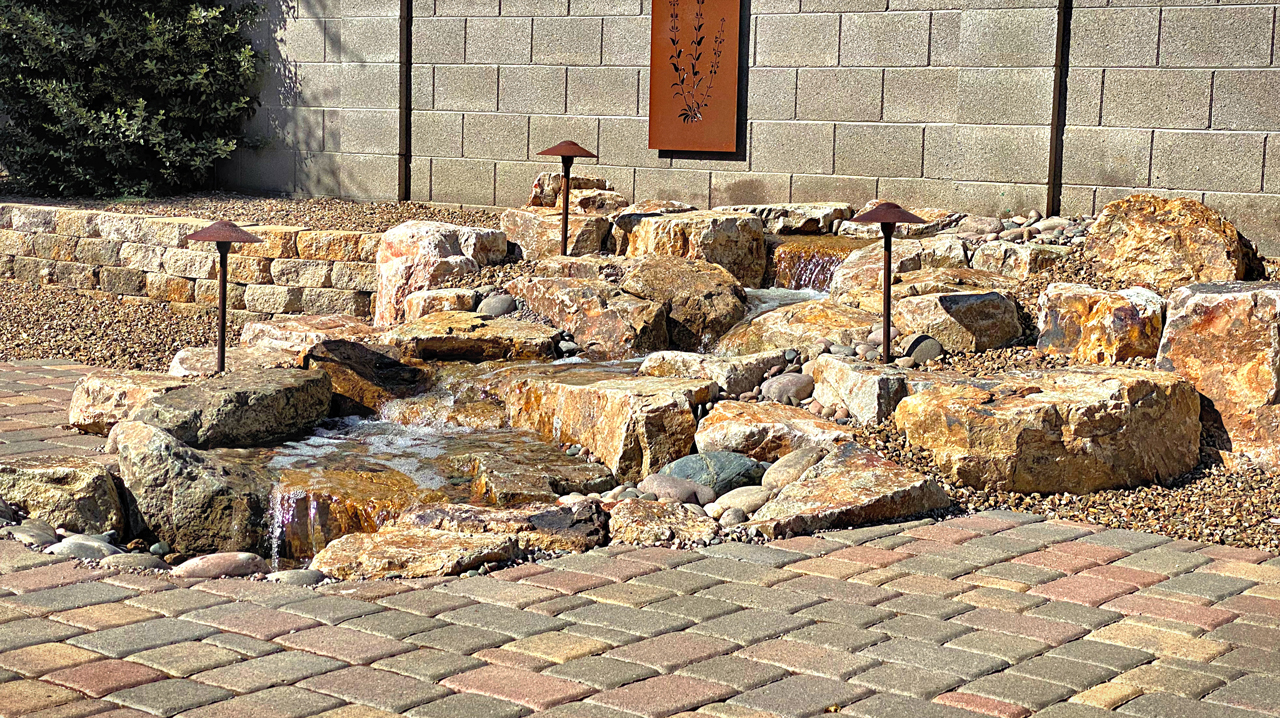 Pondless Waterfall in Queen Creek